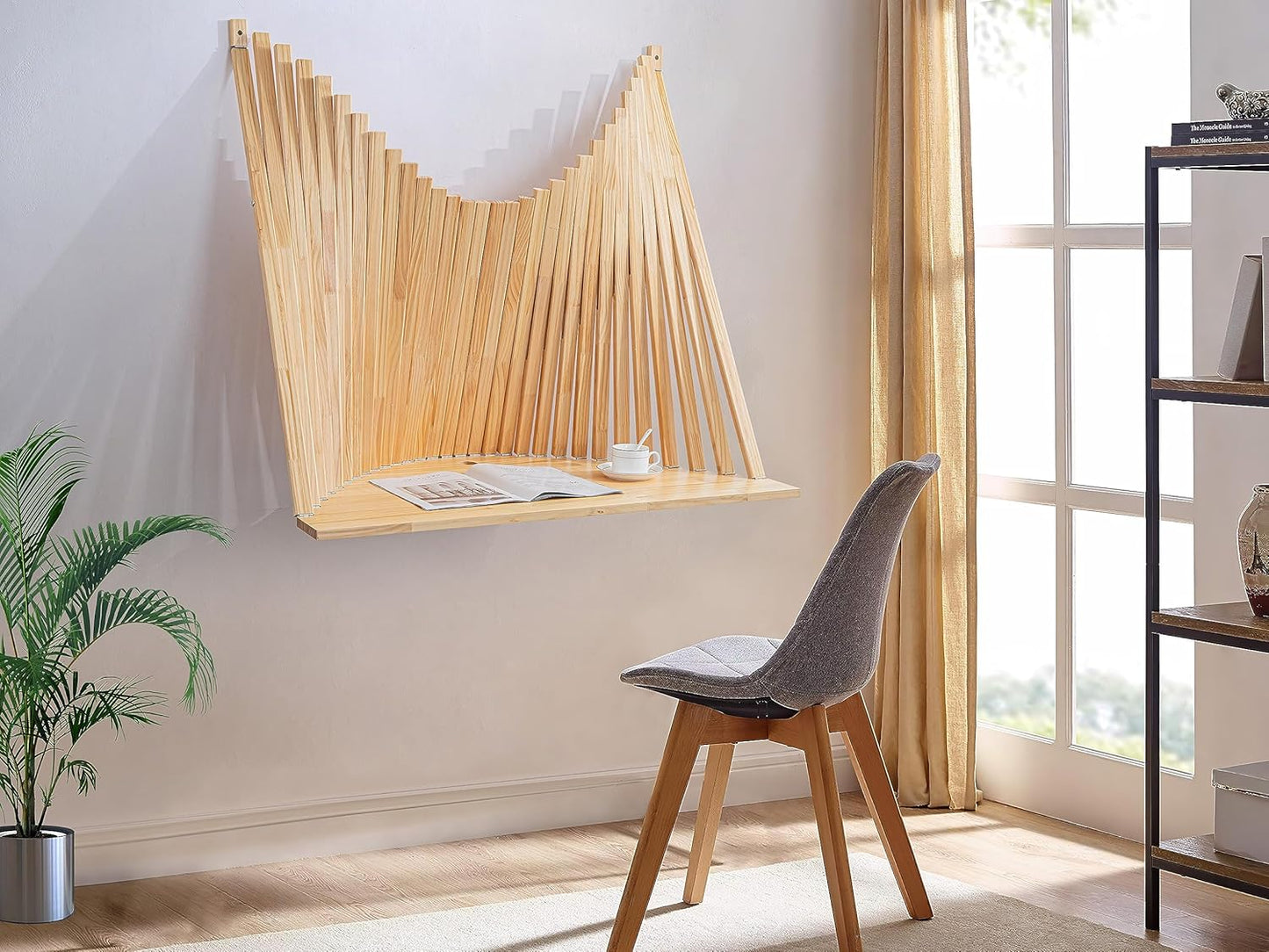 Foldable Wall Table: Maximize Space, Embrace Nature